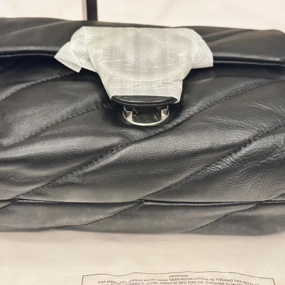 Genuine Lambskin Leather Quilted Shoulder Bag – Soft & Chic 22CM - Picture 9 of 12